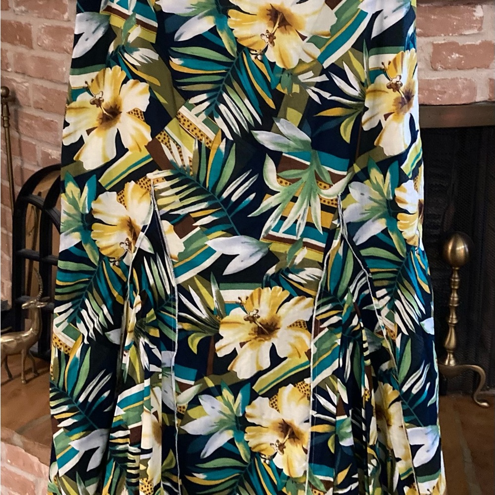 Ny Collection Floral Maxi Skirt - image 4